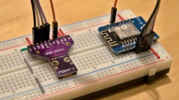  The AS3935 connected to an ESP8266
