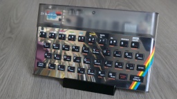 The restaured ZX Spectrum 48K "Chrome Edition"