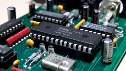 The Yamaha YM3623B Digital Audio Interface Receiver on a MaestroPro sound board
