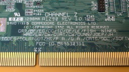 It's a rather early Rev 1D.1 board. I didn't expect to find that in one of the last Amigas ever sold.