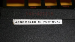  It was assembled in Portugal.