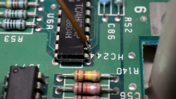 The CSYNC signal is taken from U6A pin 12.