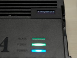 Power, floppy, and harddrive LEDs in custom colors.
