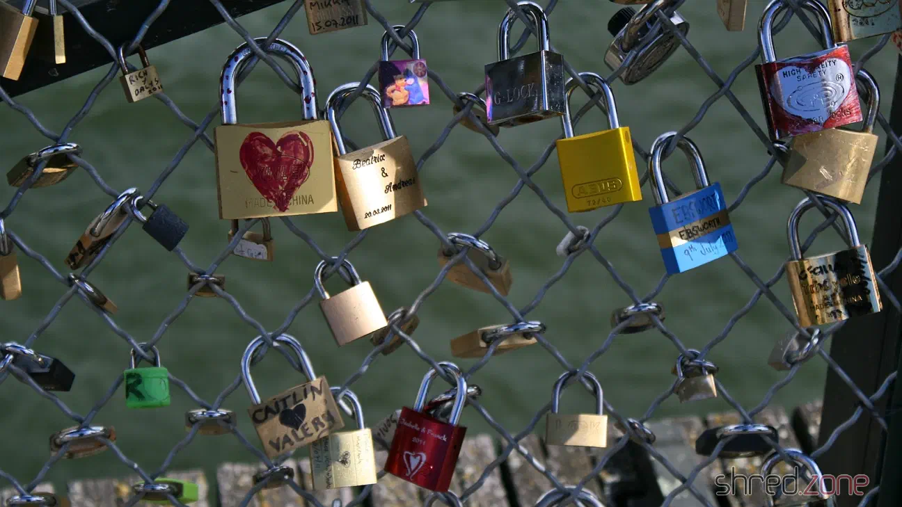Love Locks at Pont des Arts