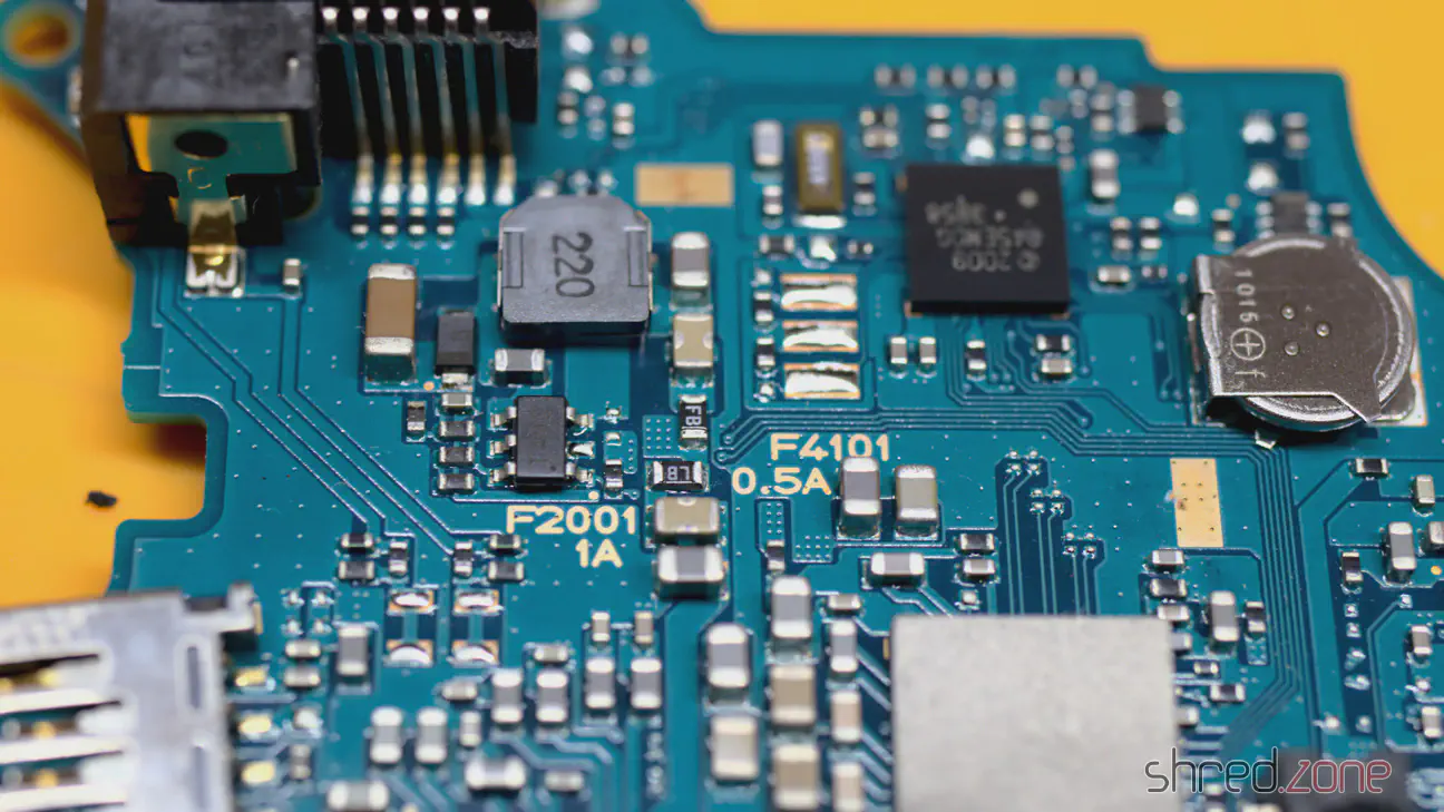 Platine einer Spielkonsole