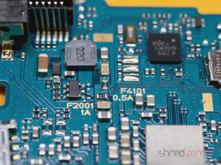 Platine einer Spielkonsole