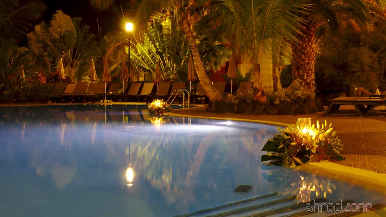 Candle at the Pool